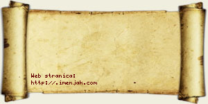 Tijana Kojo vizit kartica